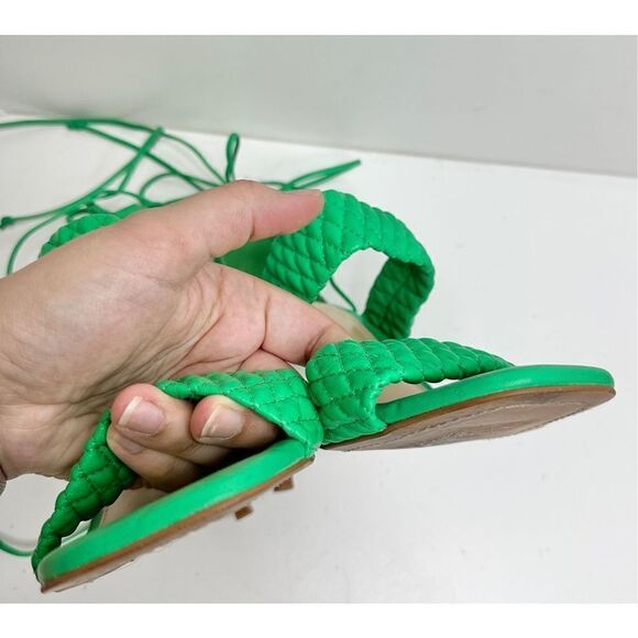 Vince Camuto Sandals Womens Size 9 Green Antilique Strappy Heels - Picture 8 of 9